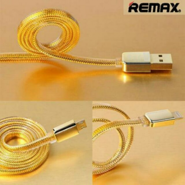 CABLE LIGHTNING REMAX GOLD...
