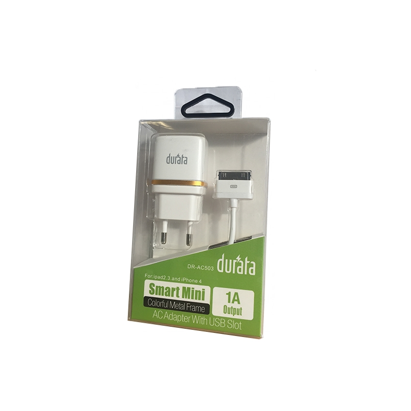 DURATA CHARGEUR IPHONE 4g 1000MAH 2 EN 1 