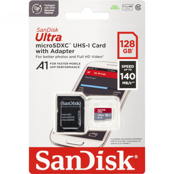 SanDisk Ultra 128 Go Micro...