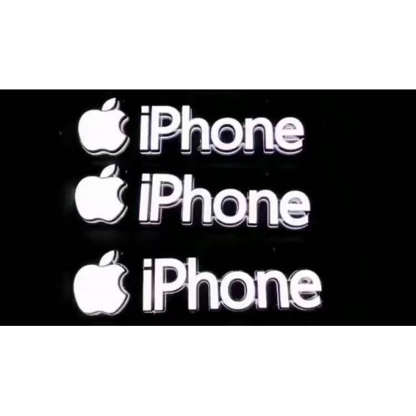 SIGNALETIQUE LED IPHONE 46x15