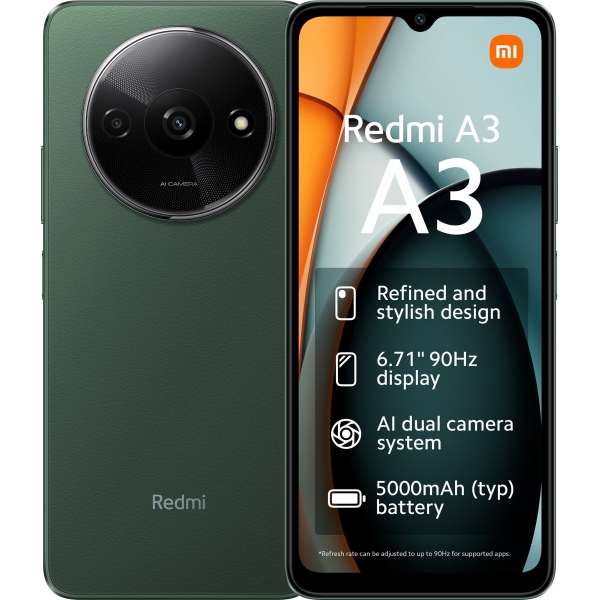 Redmi A3 Green Forest 4/128gb