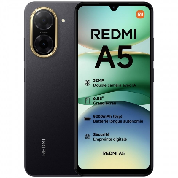 Xiaomi Redmi A5 64 Go Noir-...