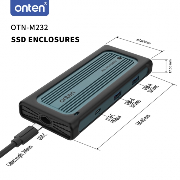 BOITIER SSD NVME 10GBITS +...
