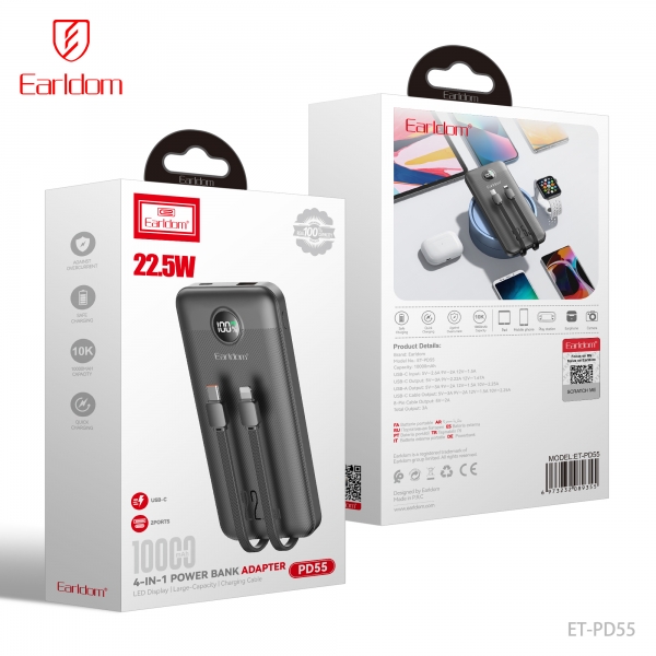 POWER BANK 10000Mah CABLE...