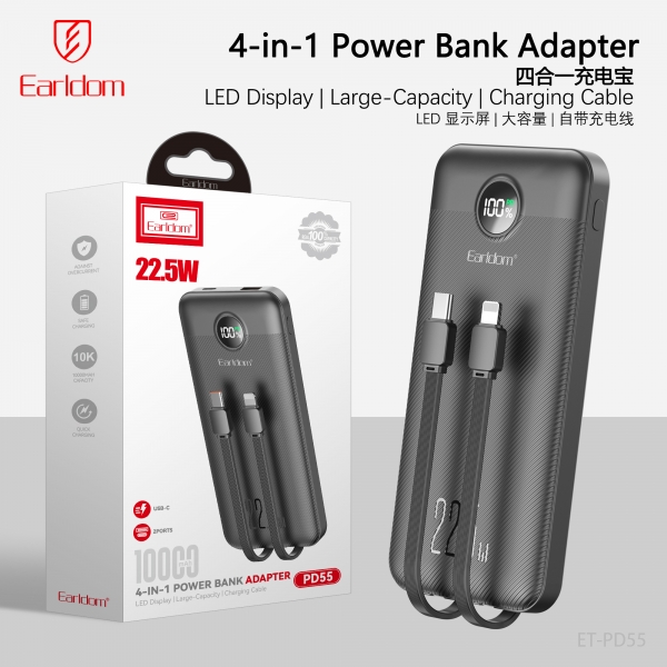 POWER BANK 10000Mah CABLE...
