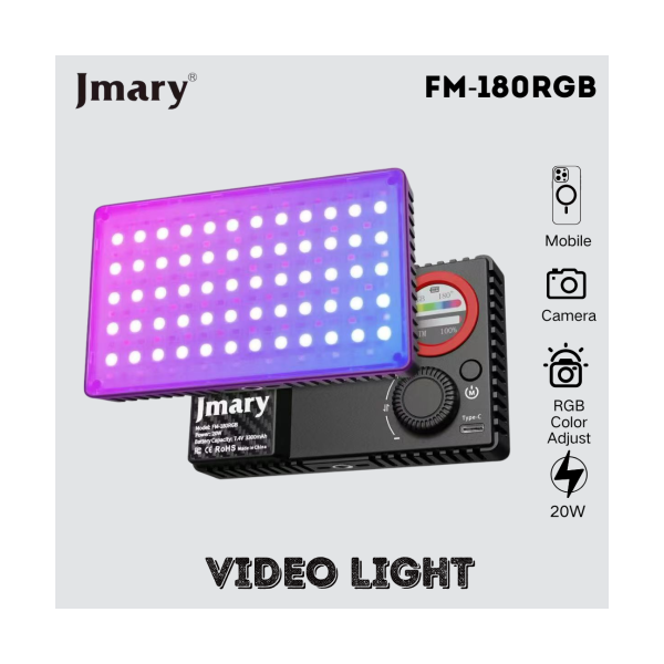 JMARY FM-180 RGB - Lampe...