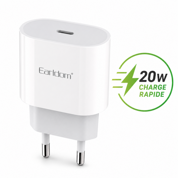 ADAPTATEUR USB-C 20W PD...
