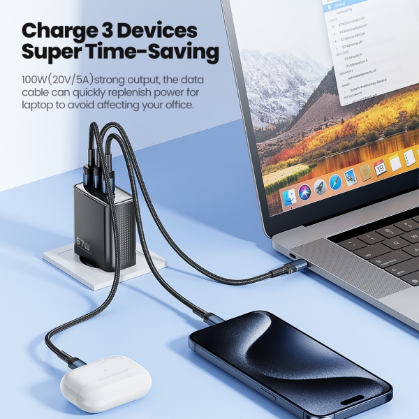 ADAPTATEUR DE CHARGE 67W...